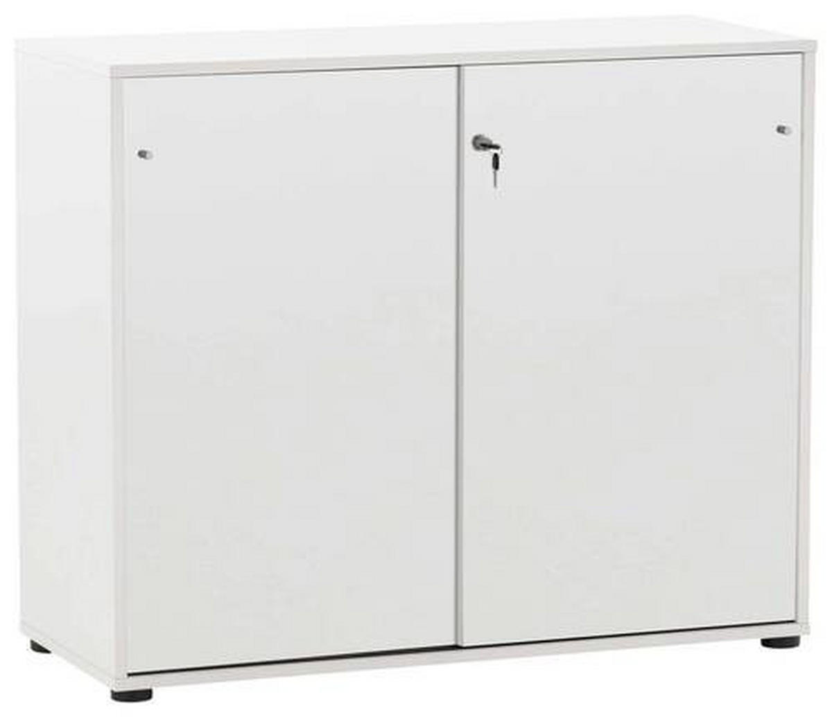 AKTENSCHRANK Weiß  - Weiß, MODERN, Holzwerkstoff (100,1/83,6/41cm) - MID.YOU