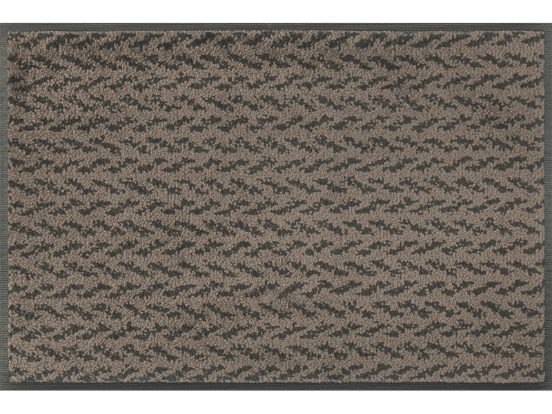 FUßMATTE  40/60 cm  Braun  - Braun, KONVENTIONELL, Kunststoff/Textil (40/60cm) - wash+dry