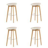 BARHOCKER-SET in Beige  - Beige, MODERN, Holz/Metall (44,5/90/46cm) - MID.YOU