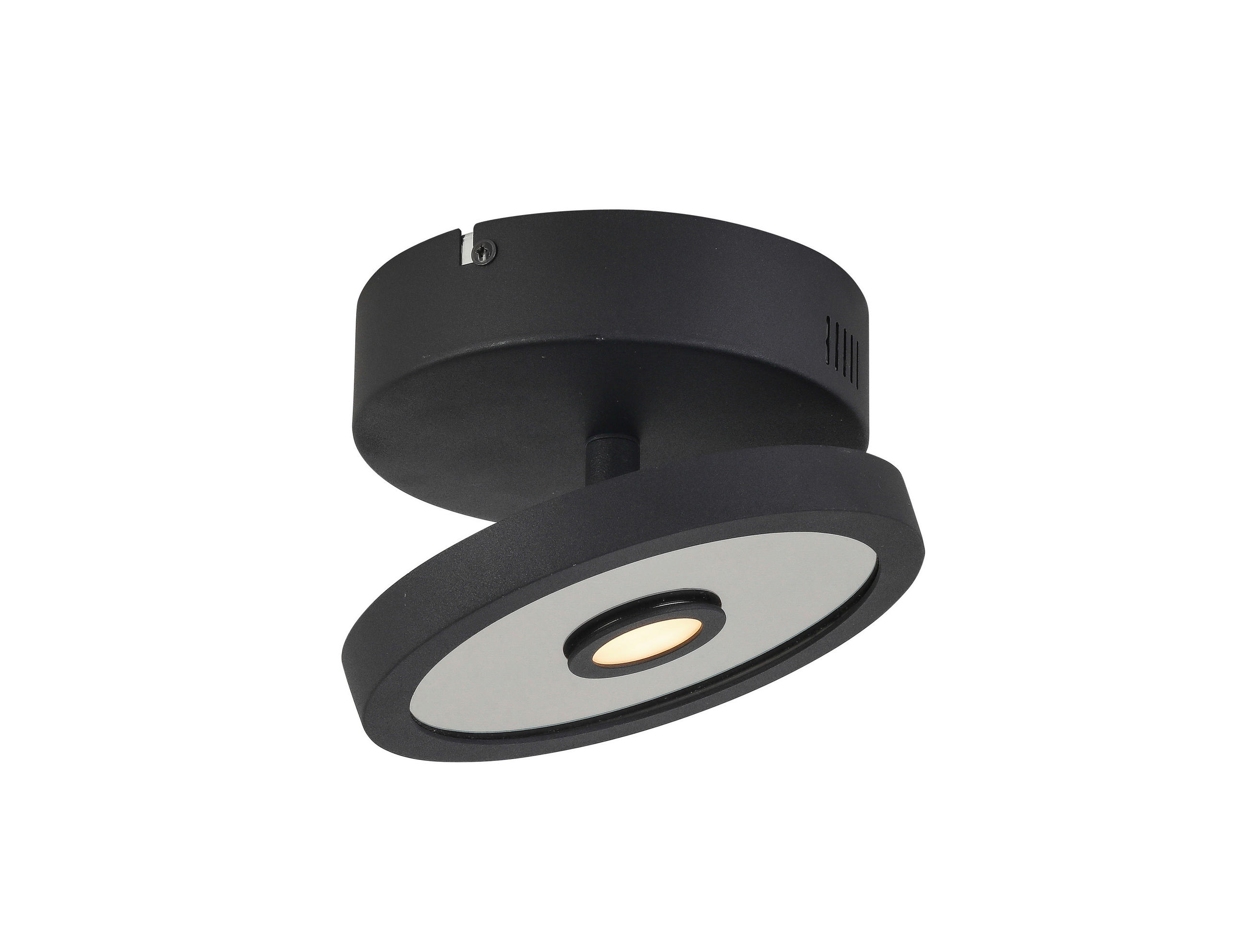 LED-STRAHLER 17/10 cm   - Schwarz, LIFESTYLE, Kunststoff/Metall (17/10cm) - Novel