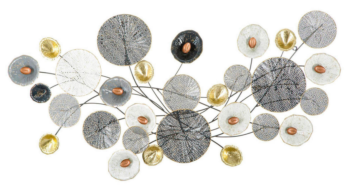 DEKORACE NA ZEĎ 135/69/7.5 cm  - Basics, kov (135/69/7.5cm)