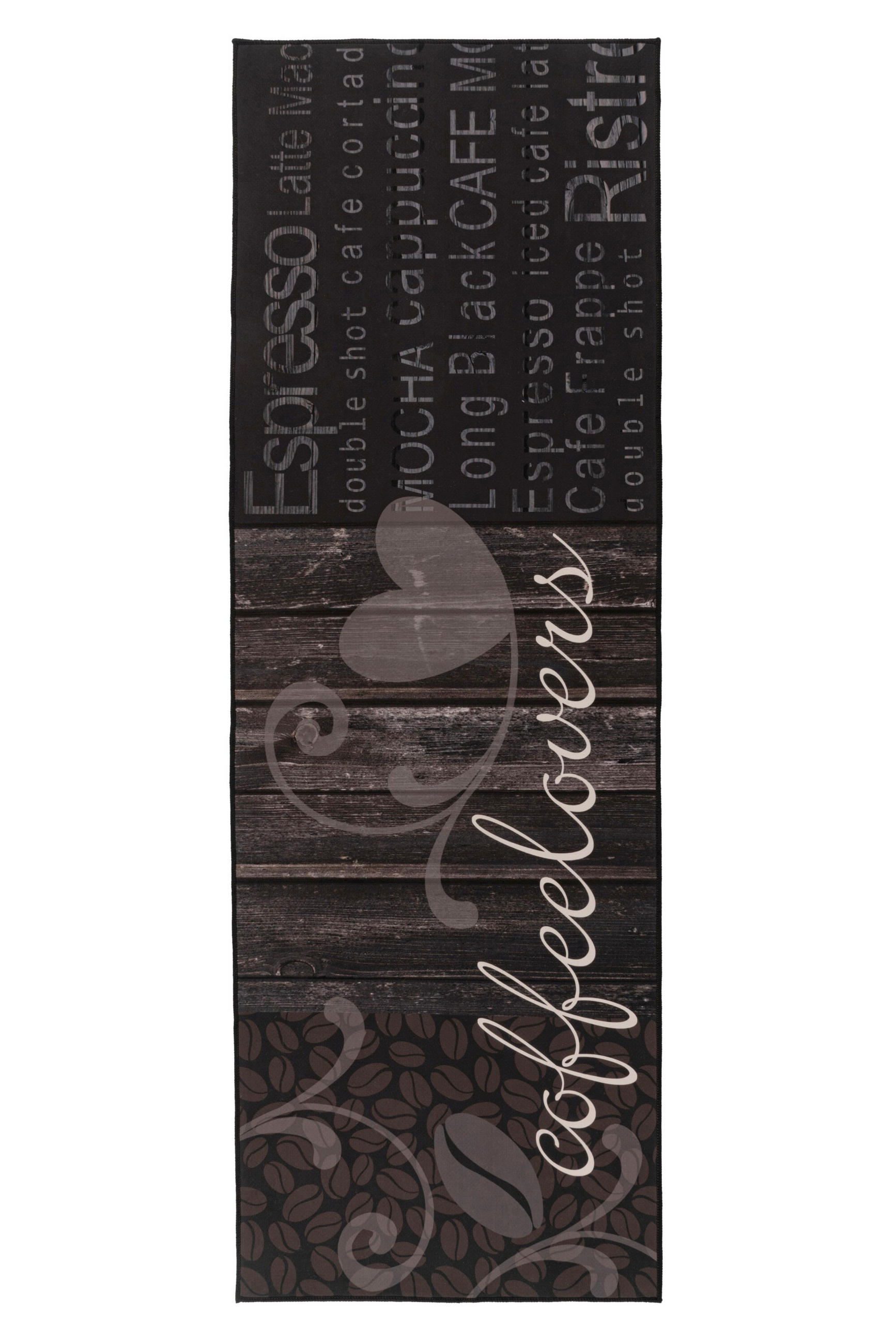 FLACHWEBETEPPICH 60/180 cm Schwarz rechteckig  - Schwarz, Basics, Textil (60/180cm) - Kayoom