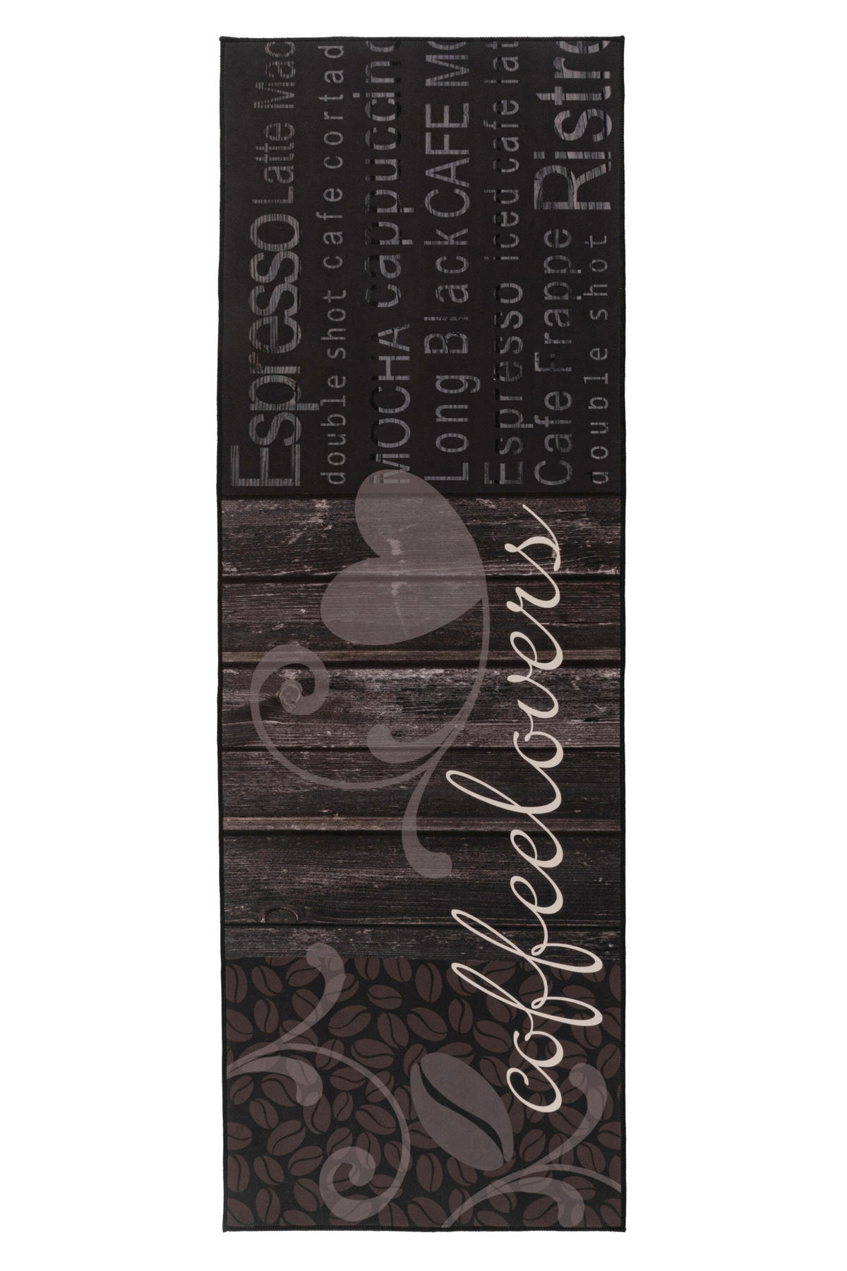 FLACHWEBETEPPICH 60/180 cm Schwarz rechteckig  - Schwarz, Basics, Textil (60/180cm) - Kayoom