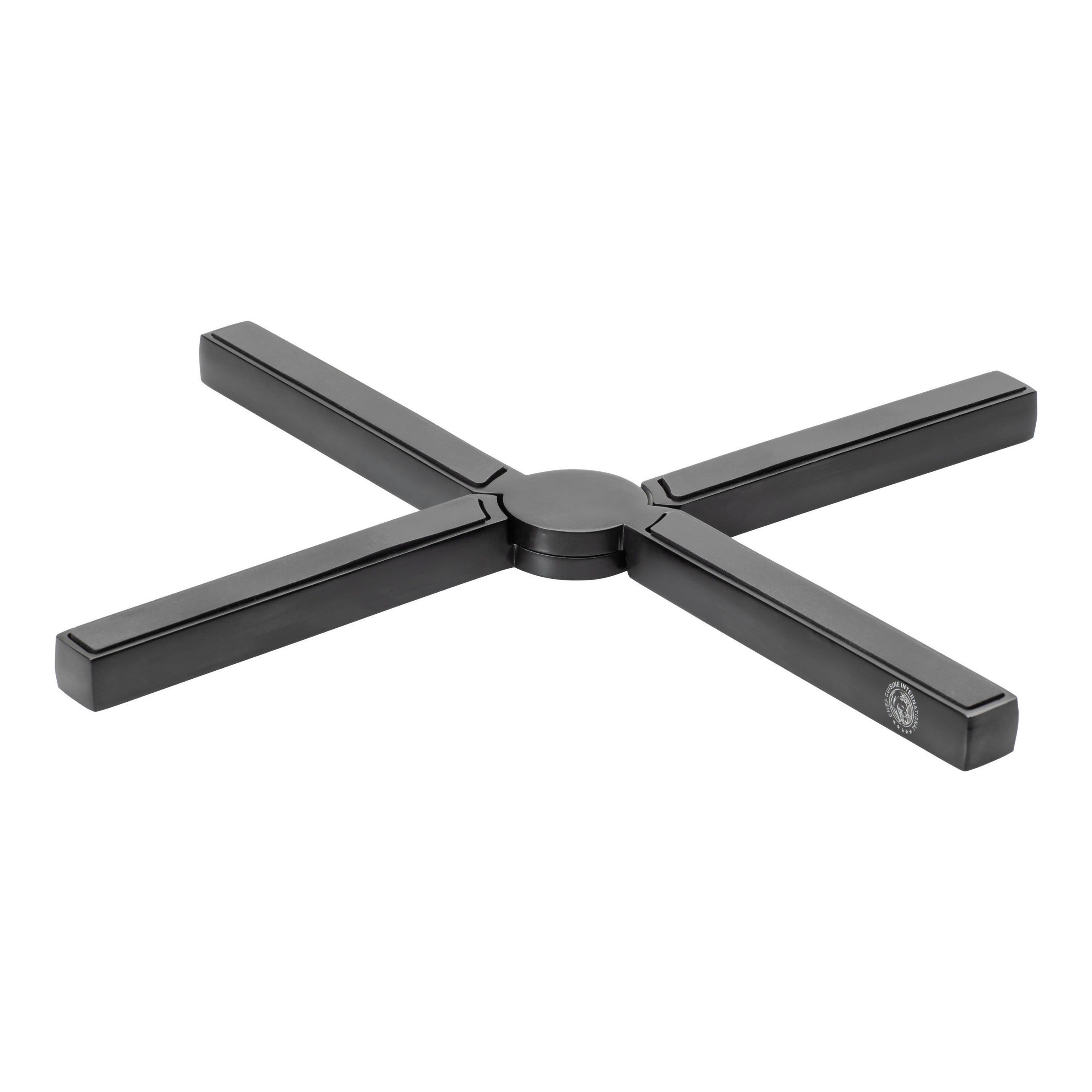 TOPFUNTERSETZER Metall, Kunststoff Schwarz  - Schwarz, Basics, Kunststoff/Metall (27/6/3cm) - CHEF CUISINE