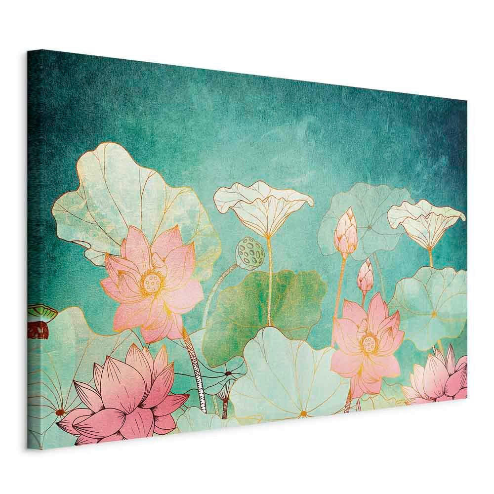 Leinwandbild Multicolor B: 90 Cm