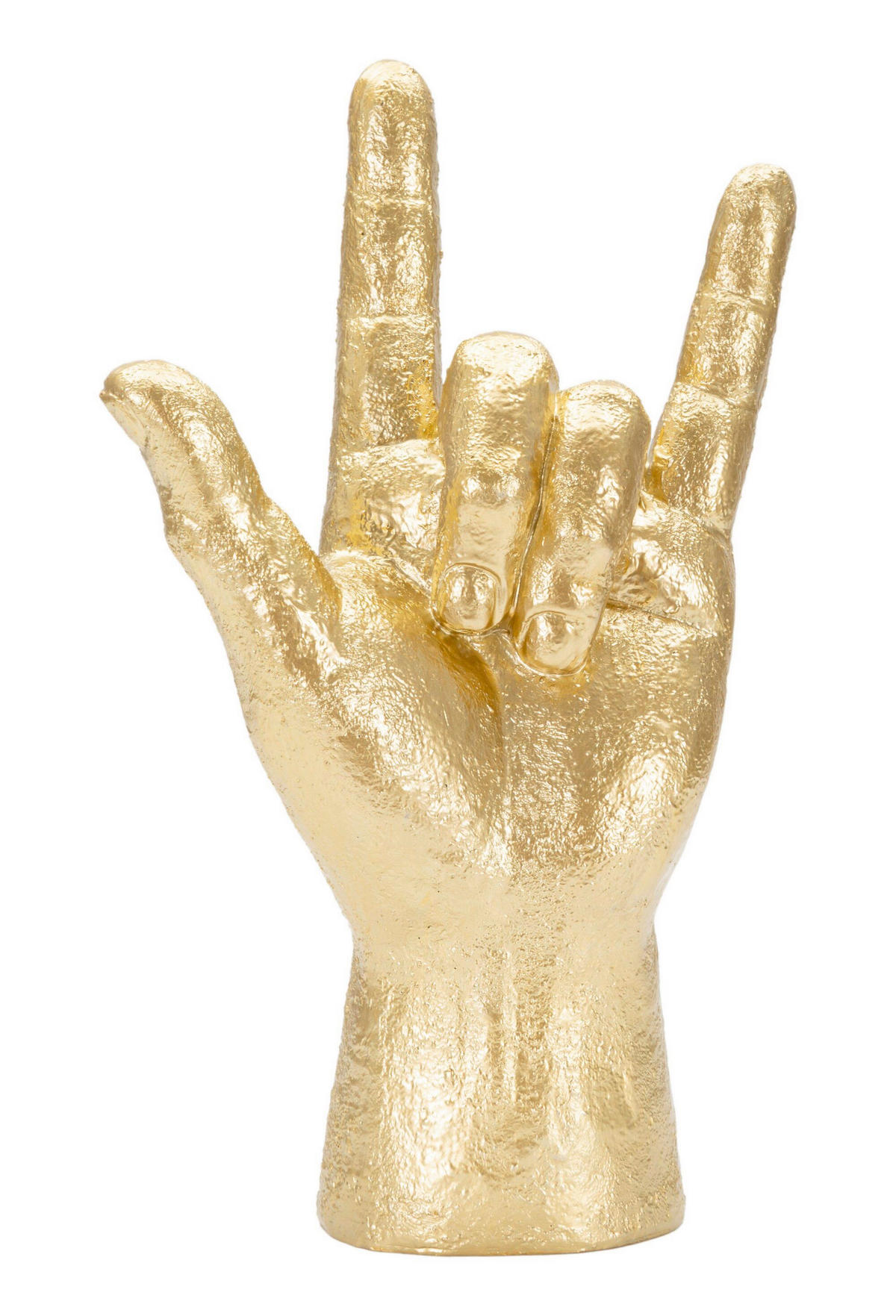 SKULPTUR - Goldfarben, Basics, Kunststoff (14.5/23/7cm)