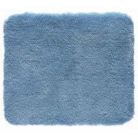 FÜRDŐSZOBASZŐNYEG  55/65 cm  kék   - kék, Konventionell, műanyag/textil (55/65cm) - Kleine Wolke