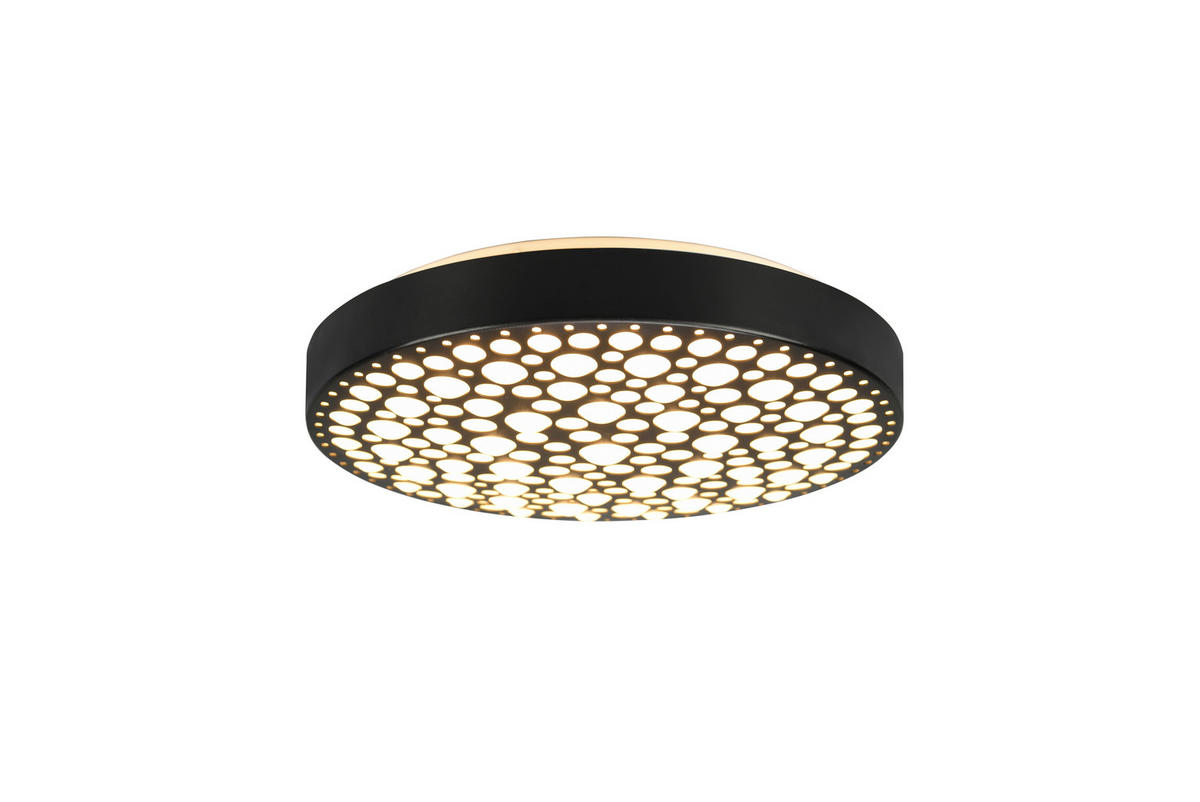 LED-TAKLAMPA Chizu 40,5/9 cm  - svart, Basics, plast (40,5/9cm)