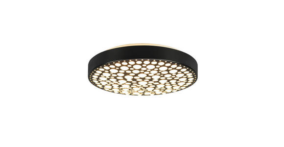 LED-DECKENLEUCHTE 40,5/9 cm - Schwarz, Basics, Kunststoff (40,5/9cm) - Novel