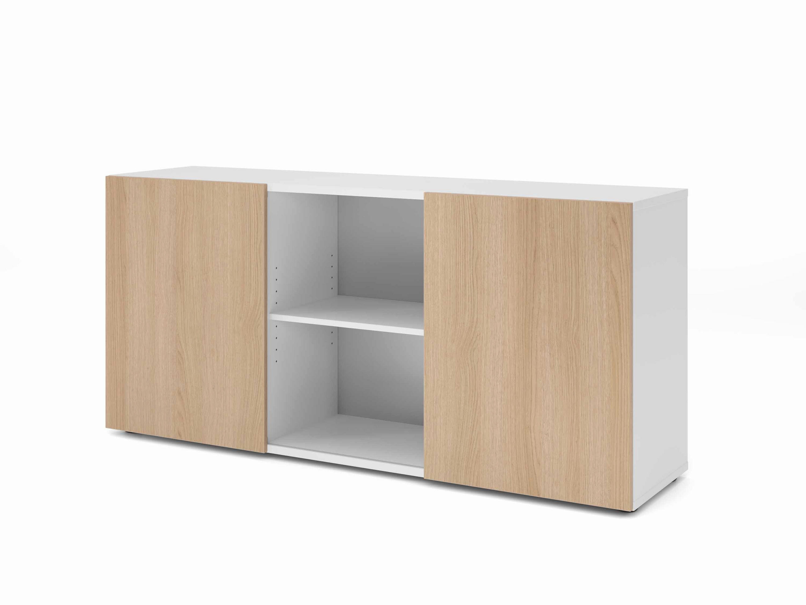 SIDEBOARD  160/74,8/42 cm  - Eichefarben/Weiß, KONVENTIONELL, Holzwerkstoff (160/74,8/42cm) - Venda