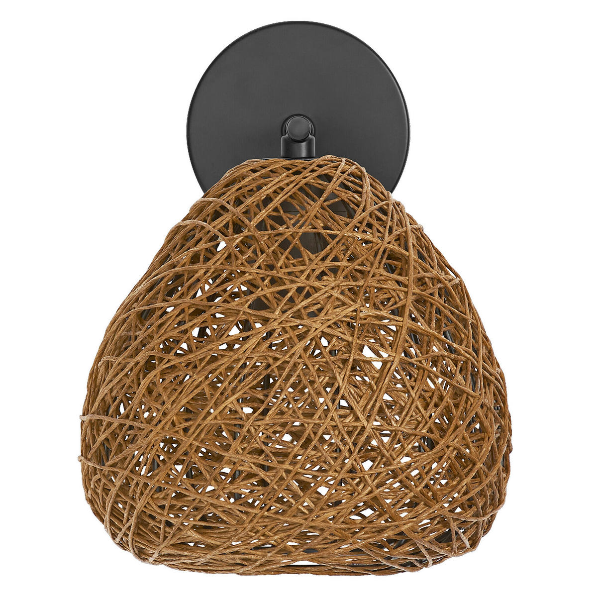 WANDLEUCHTE 16/18.6/21 cm   - Beige, Natur, Papier/Metall (16/18.6/21cm) - Osram