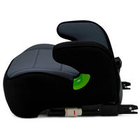 AUTOSITZERHÖHUNG Junior Isofix Gurtfix i-Size nero   - Anthrazit/Schwarz, Basics, Kunststoff/Textil (44/25/38cm) - Osann