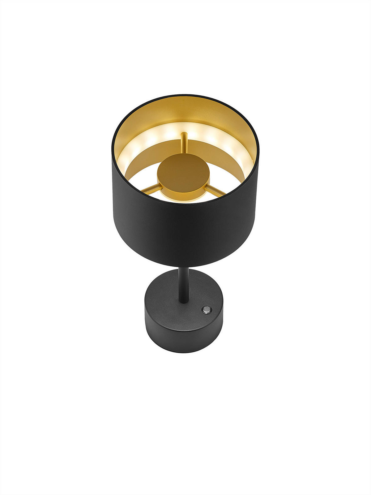 LED-TISCHLEUCHTE LOOP 15/30 cm   - Goldfarben/Schwarz, MODERN, Metall (15/30cm) - Musterring