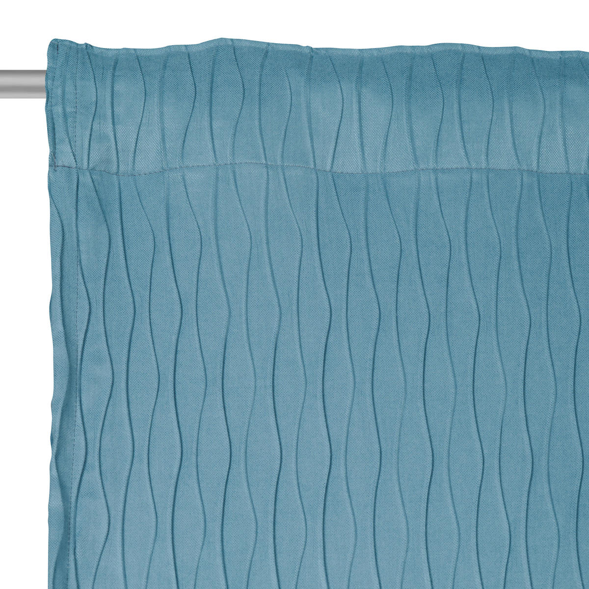 GOTOVA ZAVJESA plava  140/280 cm  - plava, Basics, tekstil (140/280cm) - Esposa