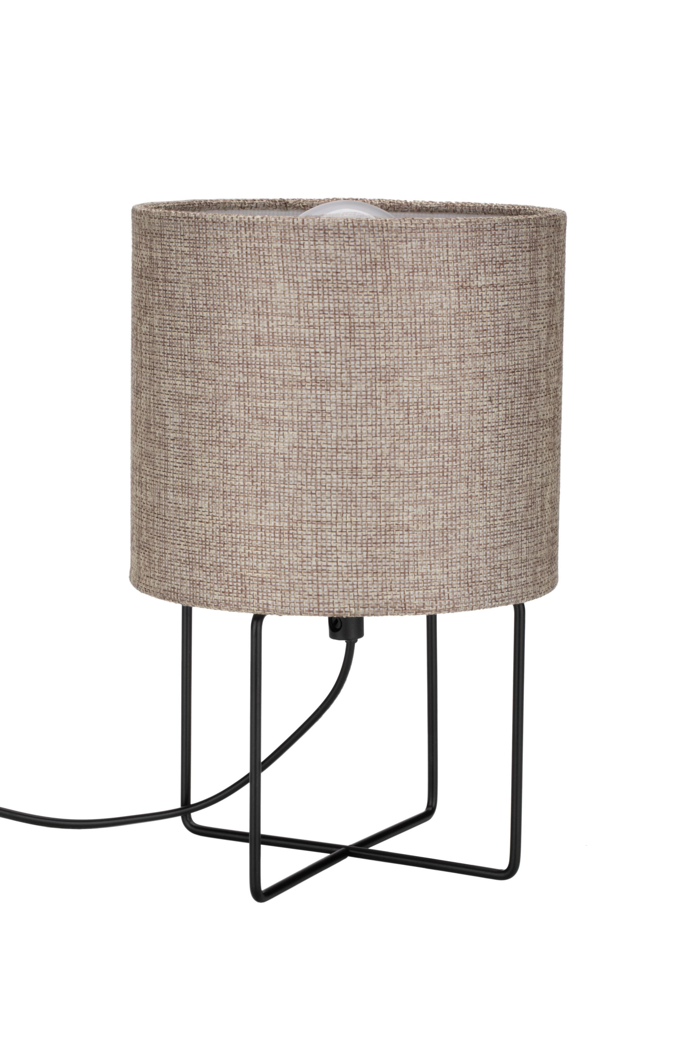 BORDSLAMPA 15,5/27 cm   - svart, Basics, metall/textil (15,5/27cm) - Boxxx