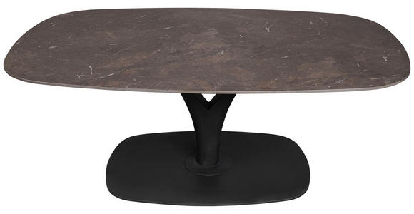 COUCHTISCH 115/70/42 cm Anthrazit, Dunkelbraun - Anthrazit/Dunkelbraun, Design, Keramik/Metall (115/70/42cm) - Dieter Knoll