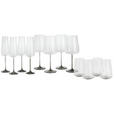 GLÄSERSET Sydney 12-teilig - Transparent/Grau, LIFESTYLE, Glas - Novel