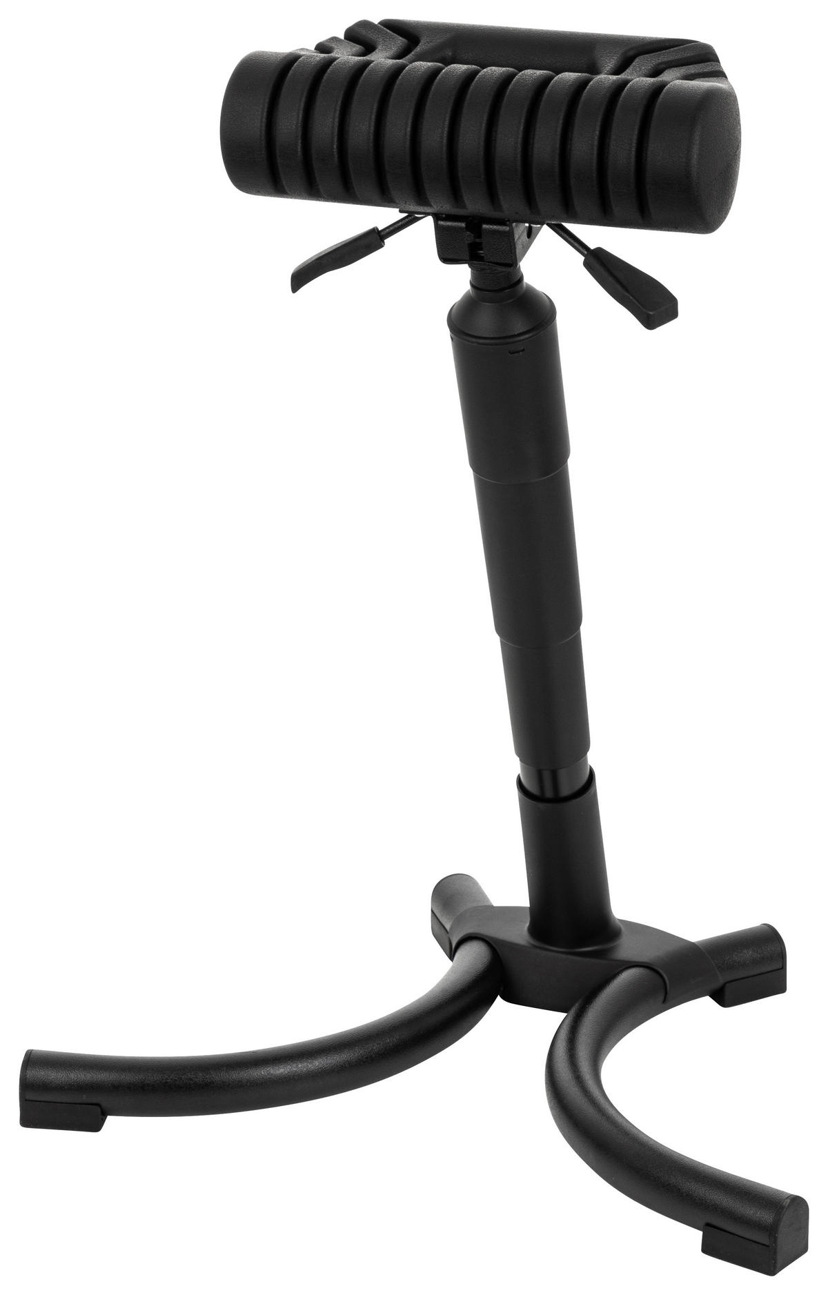 STEHHILFE  Schwarz  - Schwarz, Basics, Kunststoff/Metall (55/65-82/44cm) - MID.YOU