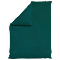 BETTDECKENBEZUG -teilig Woven Satin Fade Makosatin 155/220 cm  - Dunkelgrün/Petrol, Basics, Textil (155/220cm) - Schlafgut