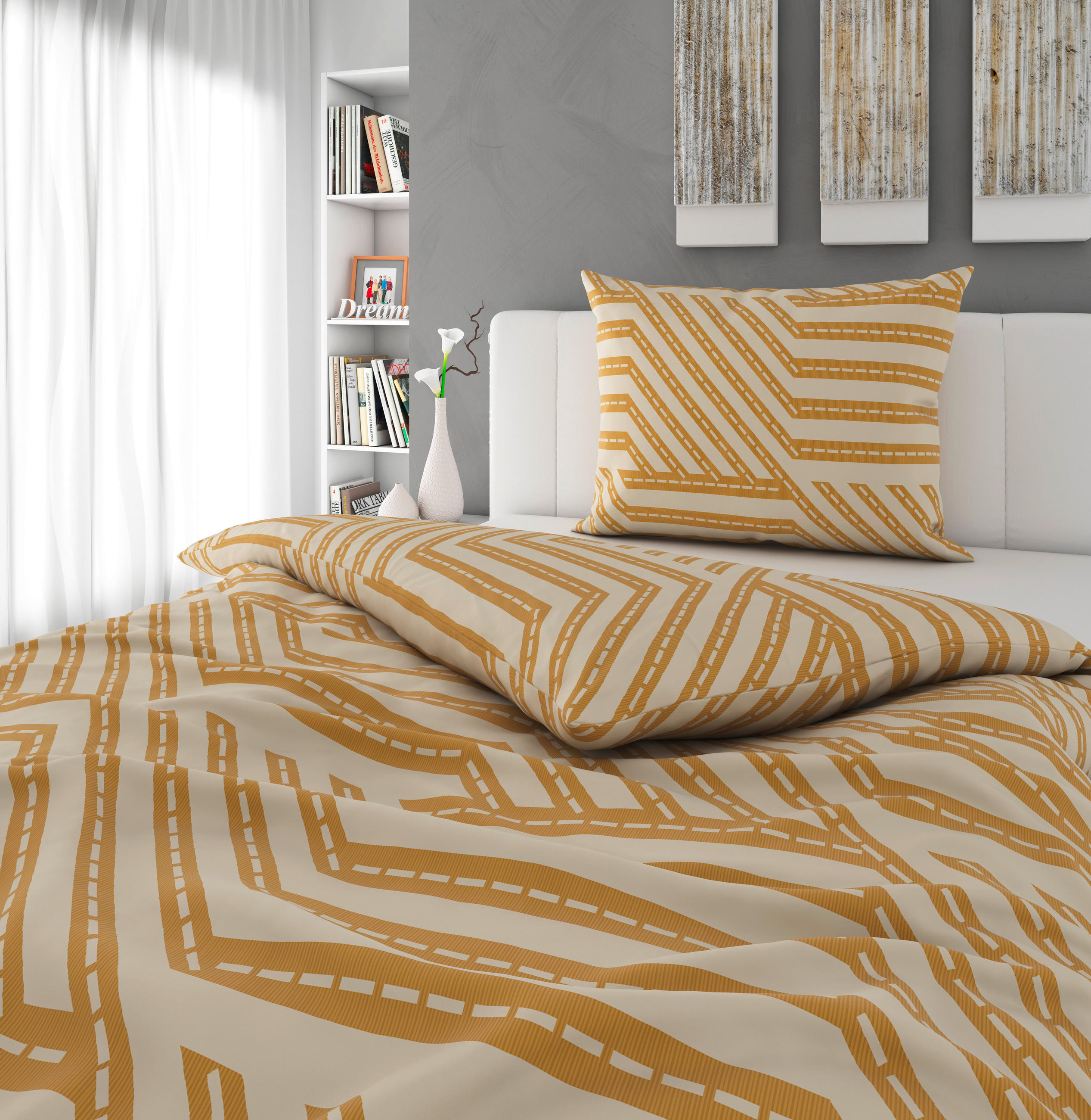 POVLEČENÍ, renforcé, žlutá, 140/200 cm - žlutá, Konvenční, textil (140/200cm) - Bio:Vio