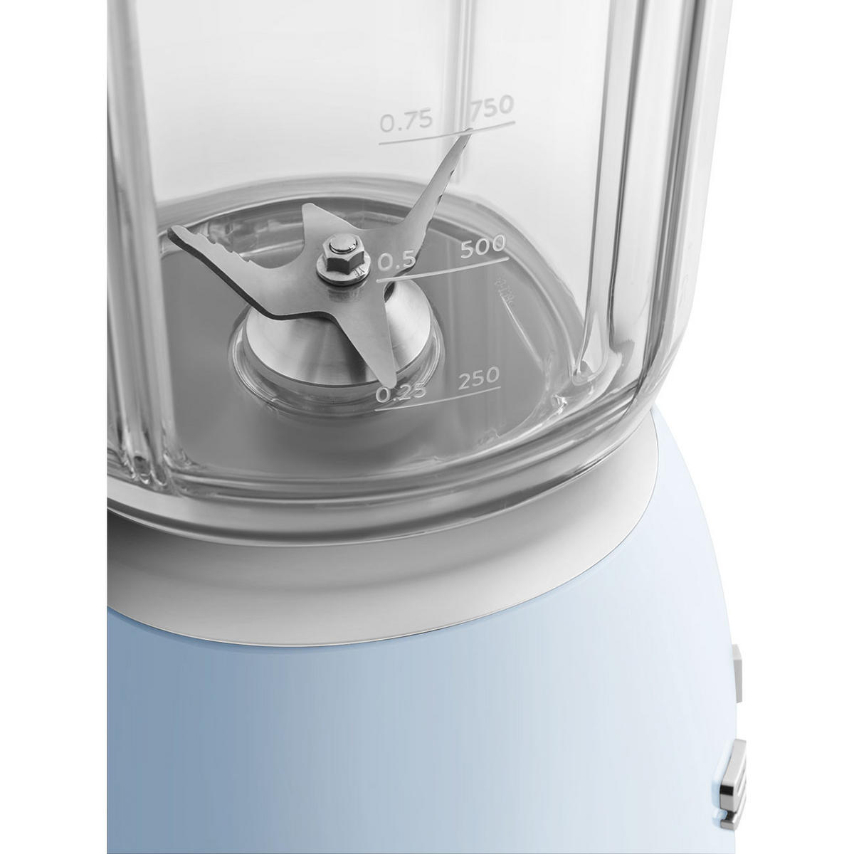 STANDMIXER  - Pastellblau, Design, Kunststoff/Metall (19,7/39,7/16,3cm) - SMEG