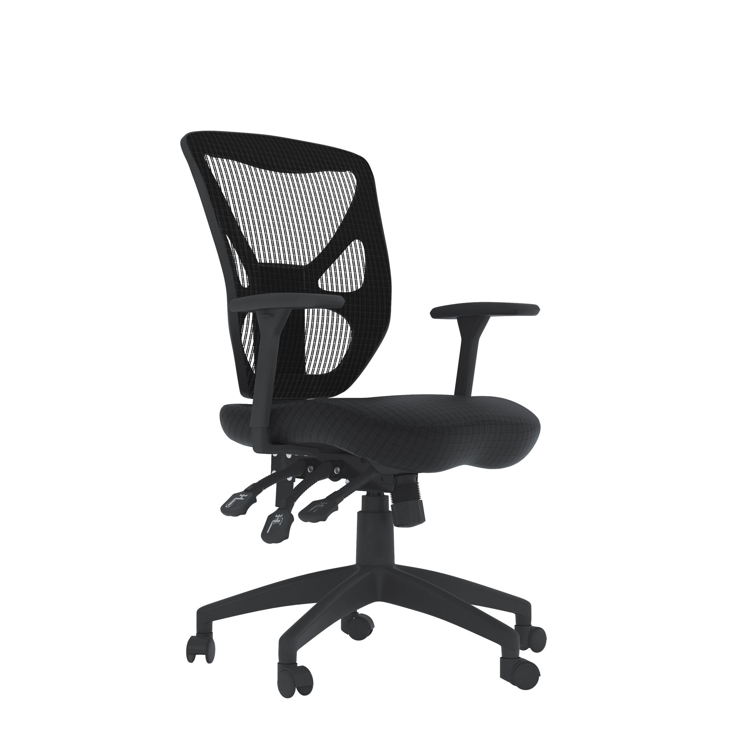 DREHSTUHL  in Schwarz  - Schwarz, Design, Kunststoff/Textil (64/112/60cm) - MID.YOU