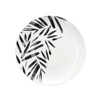 PLITVI KROŽNIK  MADISON ZEN   27/3 cm      - črna/bela, Basics, keramika (27/3cm) - Tognana