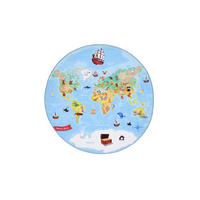 KINDERTEPPICH 100 cm BC Kids  - Hellblau, Design, Textil (100cm) - Ben'n'jen