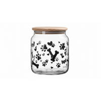 FUTTERBEHÄLTER - Klar, Trend, Glas/Holz (1,1l) - Ritzenhoff Breker