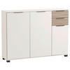 SCHUHSCHRANK Eichefarben, Beige  - Eichefarben/Beige, Design, Holzwerkstoff/Kunststoff (141,9/105,5/35cm) - MID.YOU