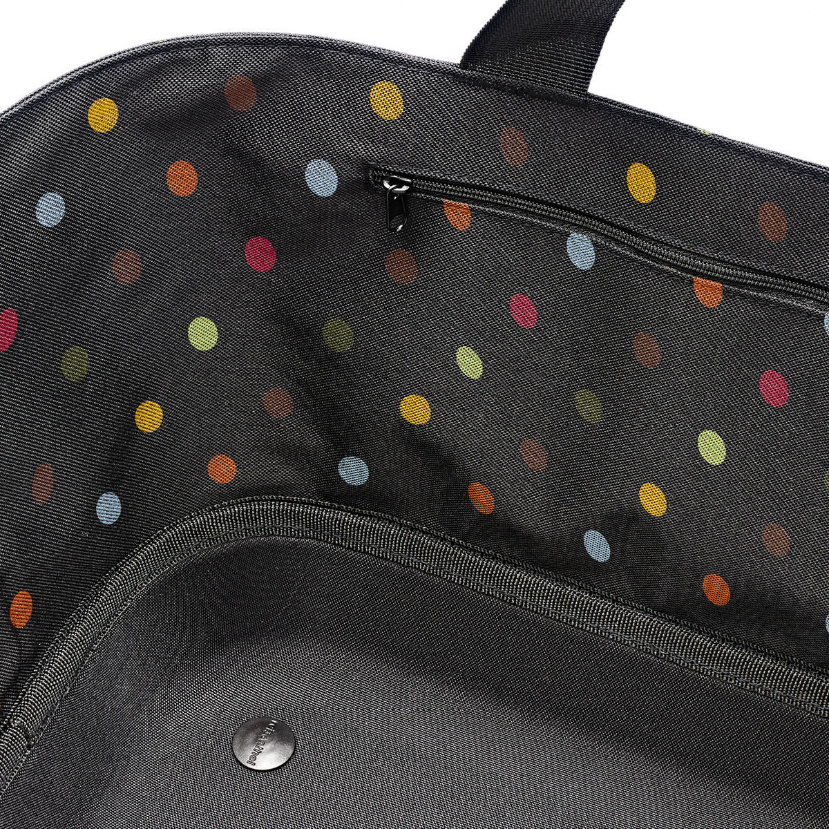 EINKAUFSKORB Dots 22 L  - Gelb/Rot, Basics, Kunststoff/Textil (48/28/33cm) - Reisenthel