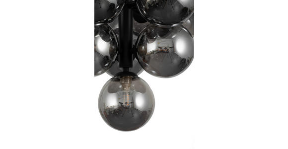HÄNGELEUCHTE 40/153 cm  - Schwarz, Trend, Glas/Metall (40/153cm) - Novel
