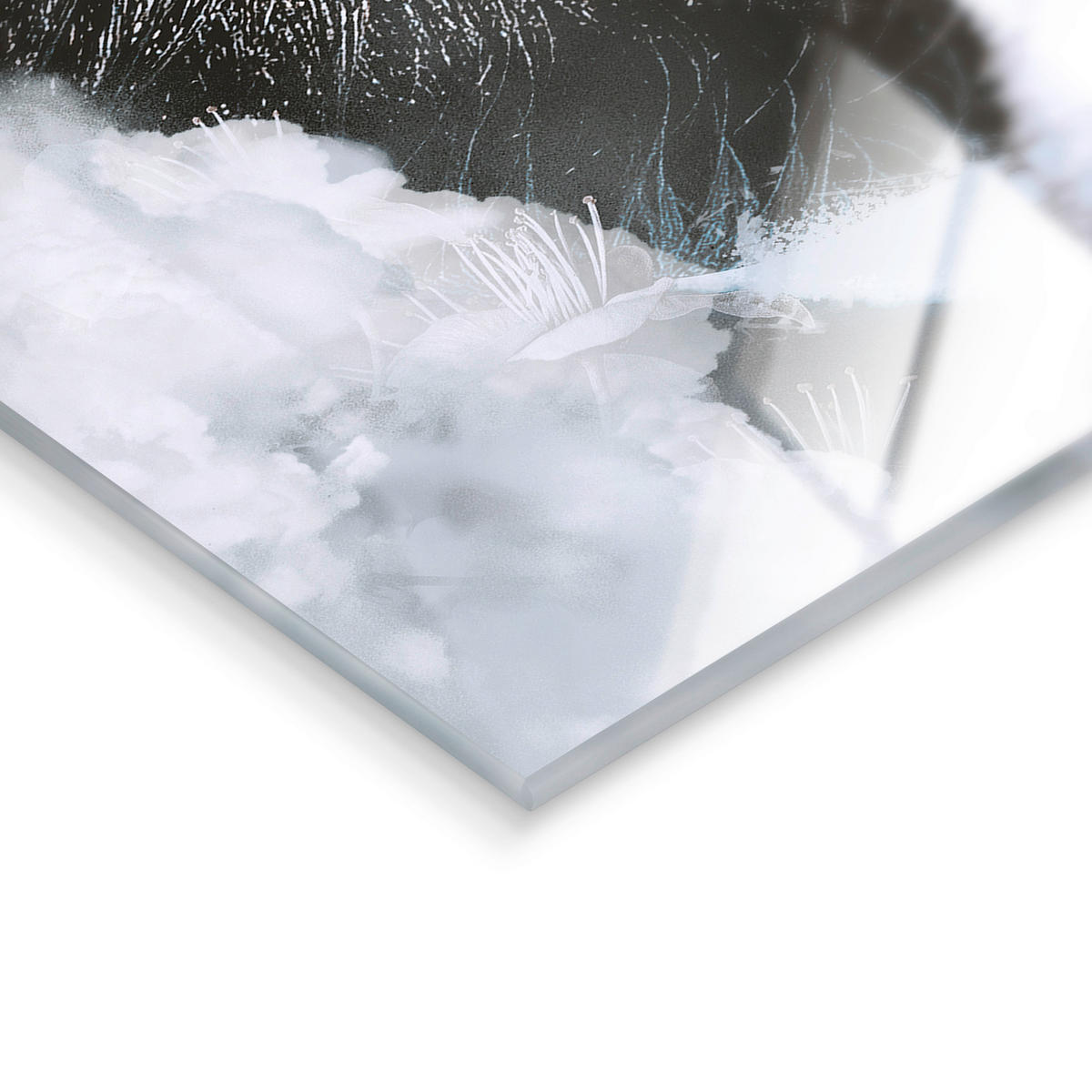 GLASBILD Tiere, Frauen 120/80 cm  - Multicolor, Basics, Glas/Papier (120/80cm)