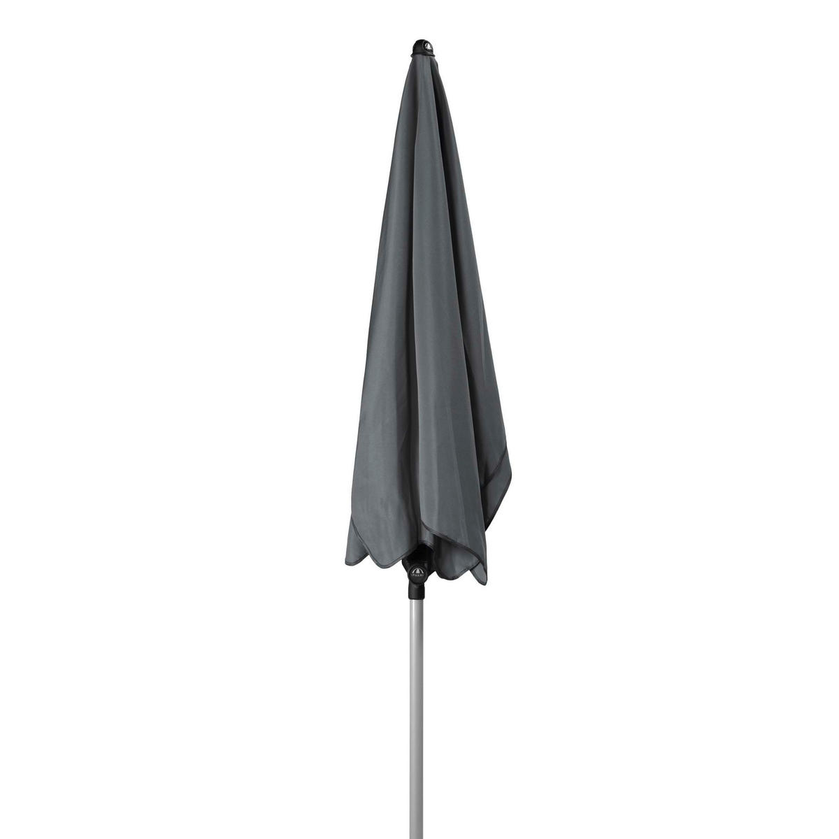 SONNENSCHIRM 180x120 cm Anthrazit  - Anthrazit/Hellgrau, Basics, Textil/Metall (180/120cm) - Doppler
