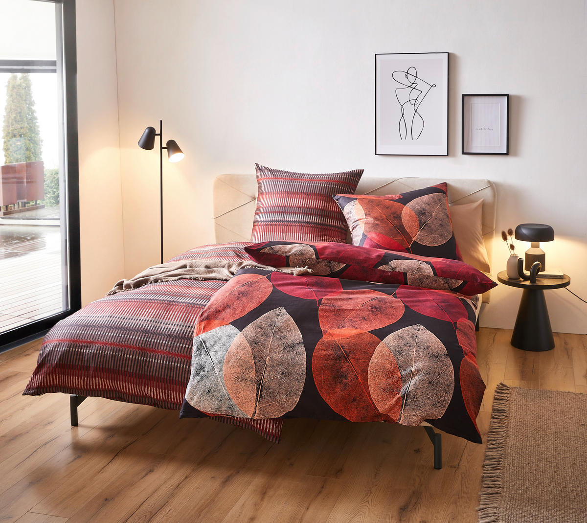 BETTWÄSCHE Satin 135/200 cm  - Braun/Rosa, KONVENTIONELL, Textil (135/200cm) - Esposa