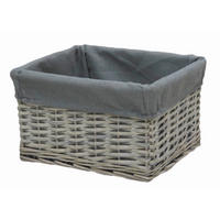 KORPA ZA REGAL   31/27/18 cm     - siva, Osnovno, drvo/tekstil (31/27/18cm) - Ambia Home