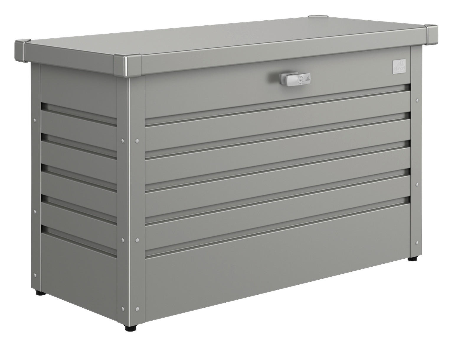  KISSENBOX 101/61/46 cm Metall Grau  - Grau, Basics, Metall (101/61/46cm) - Biohort