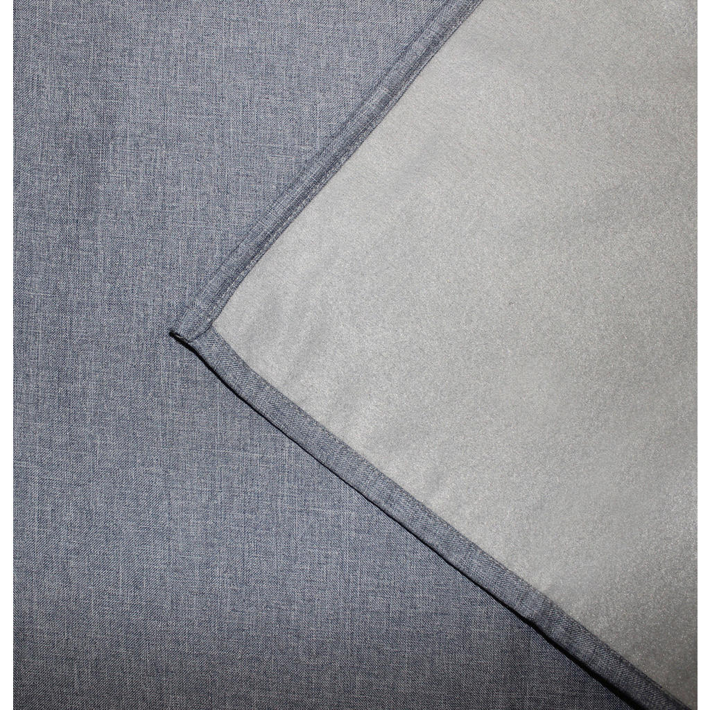 Thumbnail - Thermovorhang Eskimo, Blau, Textil, Uni, 135x245 cm, Lärmschutz, Wärmeschutz, mit Kombiband, Wohntextilien, Gardinen & V...