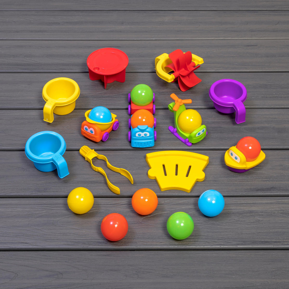 BALLSPIELTISCH BUDDIES CENTER Multicolor  - Multicolor, KONVENTIONELL, Kunststoff (92,7/92,7/69,2cm)