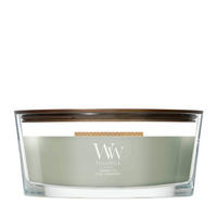 MIRISNA SVEĆA  žalfijazelena  - žalfijazelena, Osnovno, staklo/drvo (12/9/19cm) - WoodWick