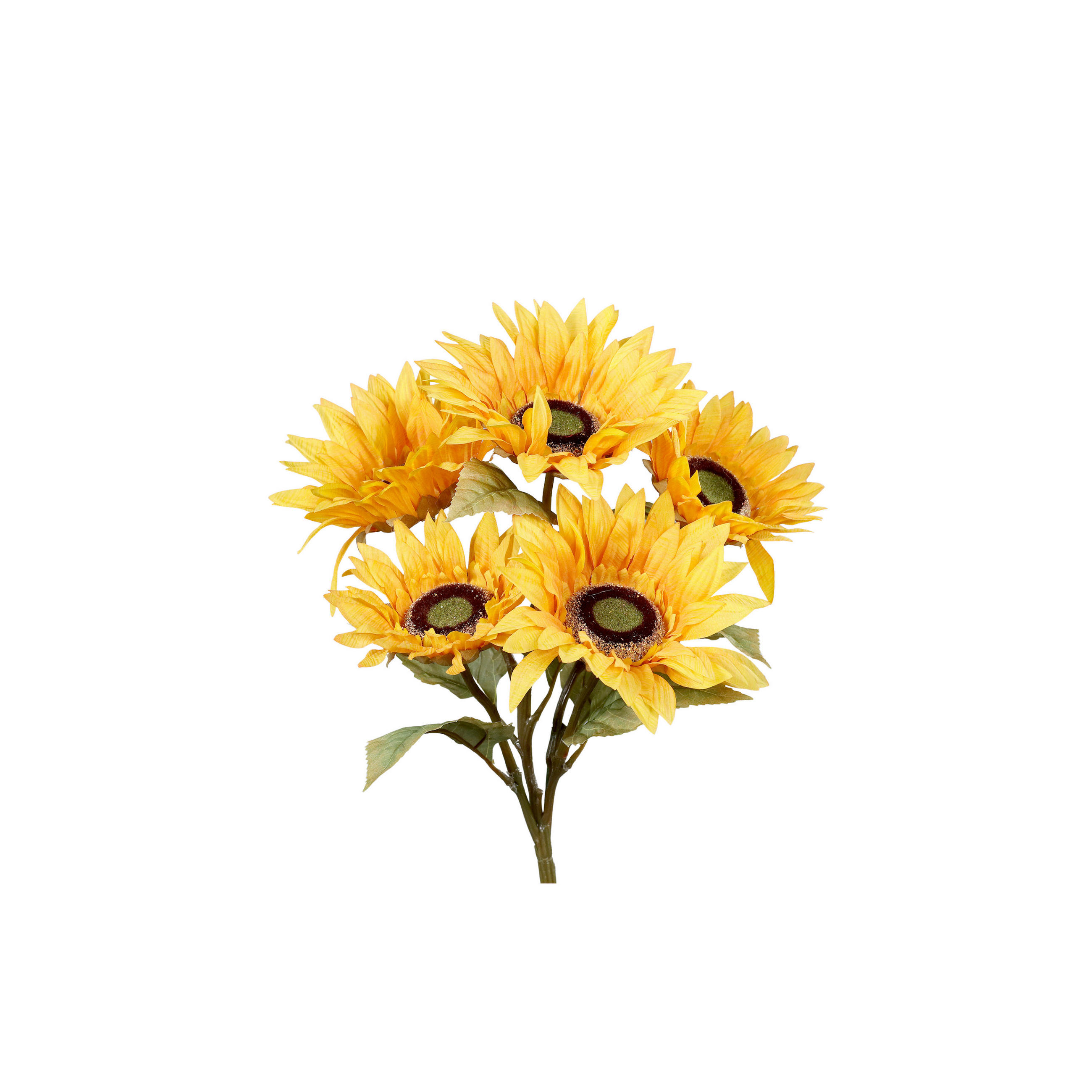 KUNSTBLUME - Gelb/Grün, LIFESTYLE, Kunststoff/Textil (45cm)