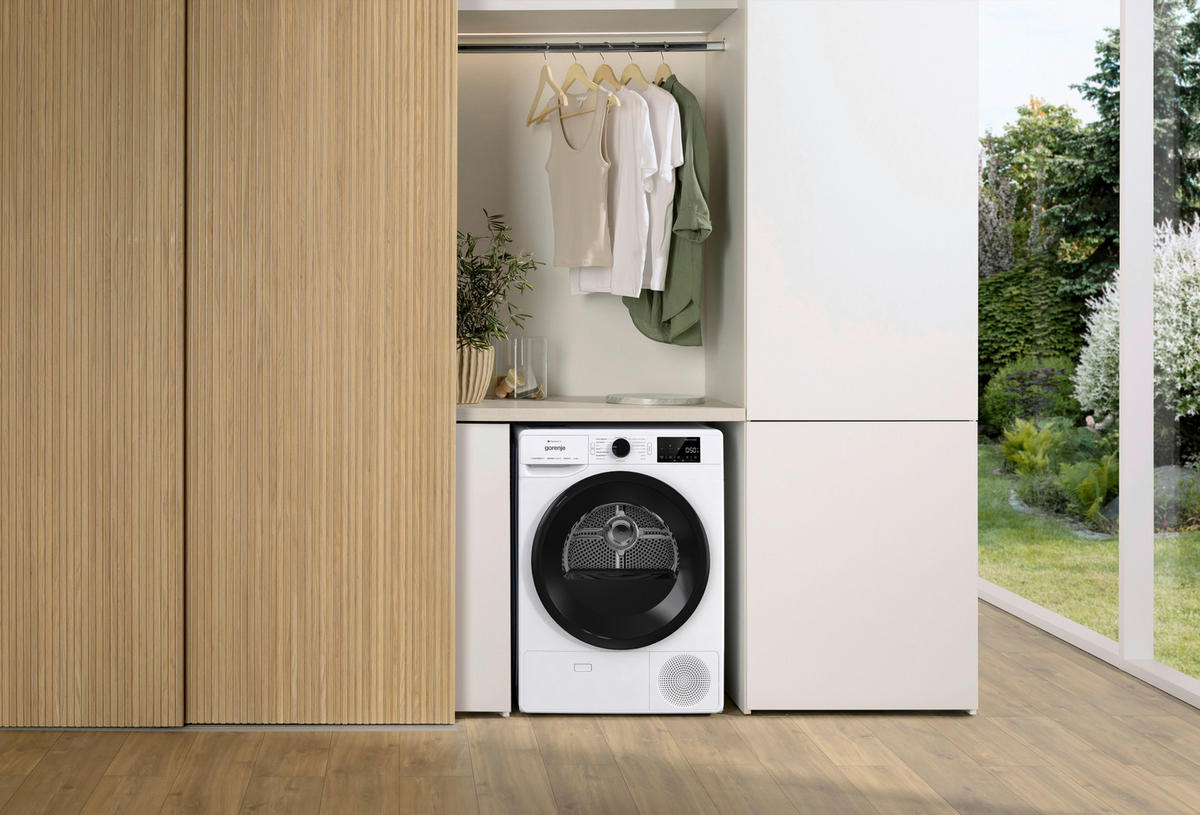 WÄRMEPUMPENTROCKNER DPNE82/GN  - Weiß, MODERN, Glas/Kunststoff (60/85/62,5cm) - Gorenje