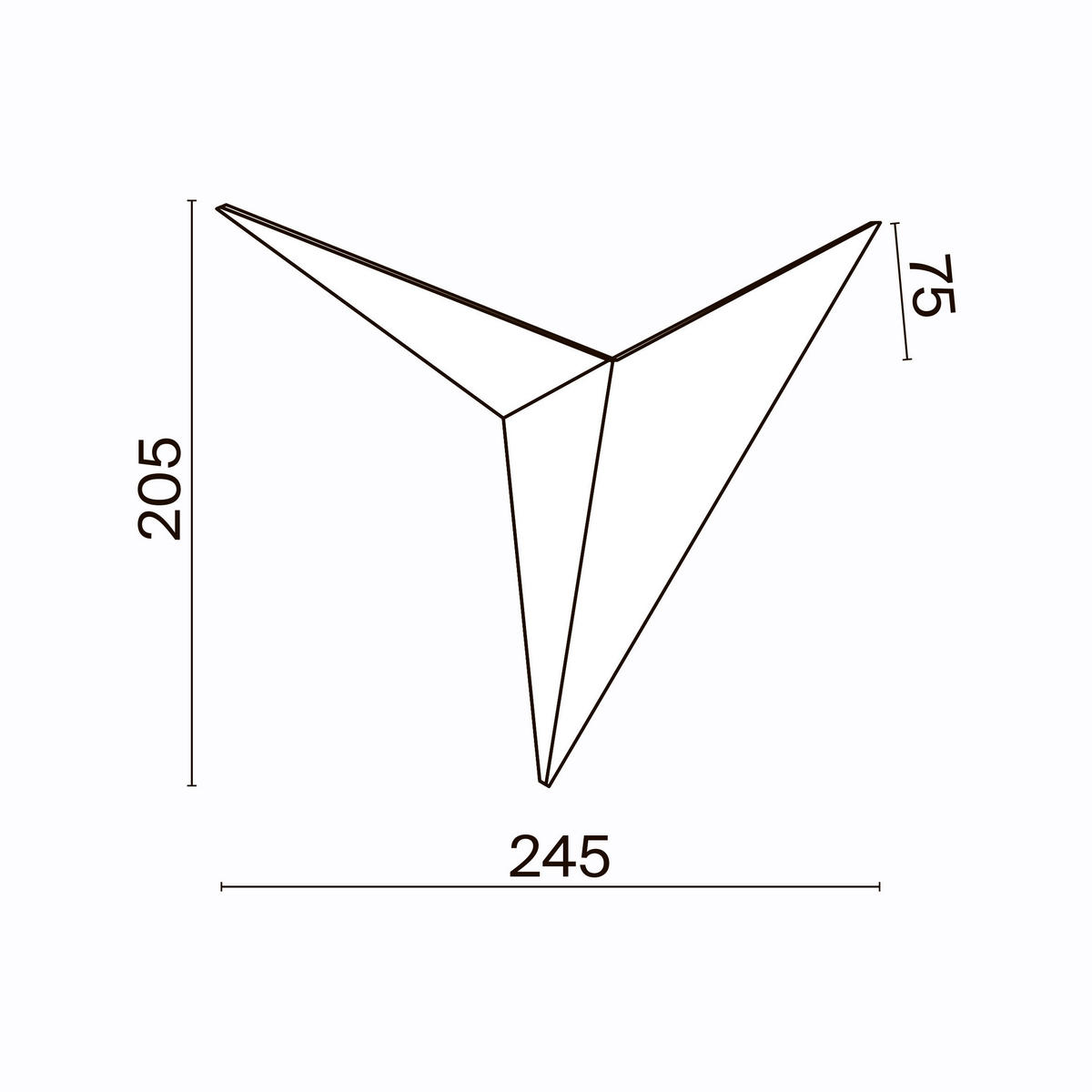 NÁSTĚNNÉ SVÍTIDLO, 7,5/20,5/24,8 cm  - černá, Trend, kov (7,5/20,5/24,8cm)