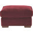 HOCKER Mikrofaser Bordeaux - Wengefarben/Bordeaux, Trend, Holz/Textil (85/43/65cm) - Carryhome