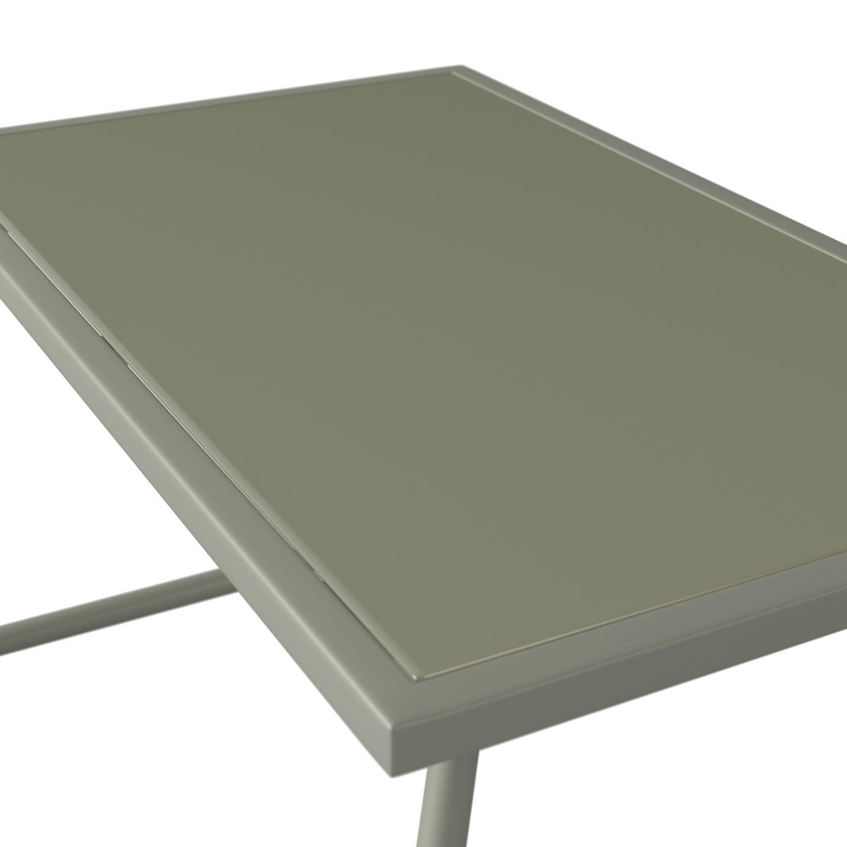SET MOBILIER DE GRĂDINĂ 4 piese  - gri închis, Modern, sticlă/metal (113/73/74cm) - Xora