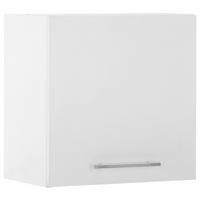 AUFSATZSCHRANK 50/50/31 cm  in  - Chromfarben/Weiß, Design, Holzwerkstoff/Metall (50/50/31cm)