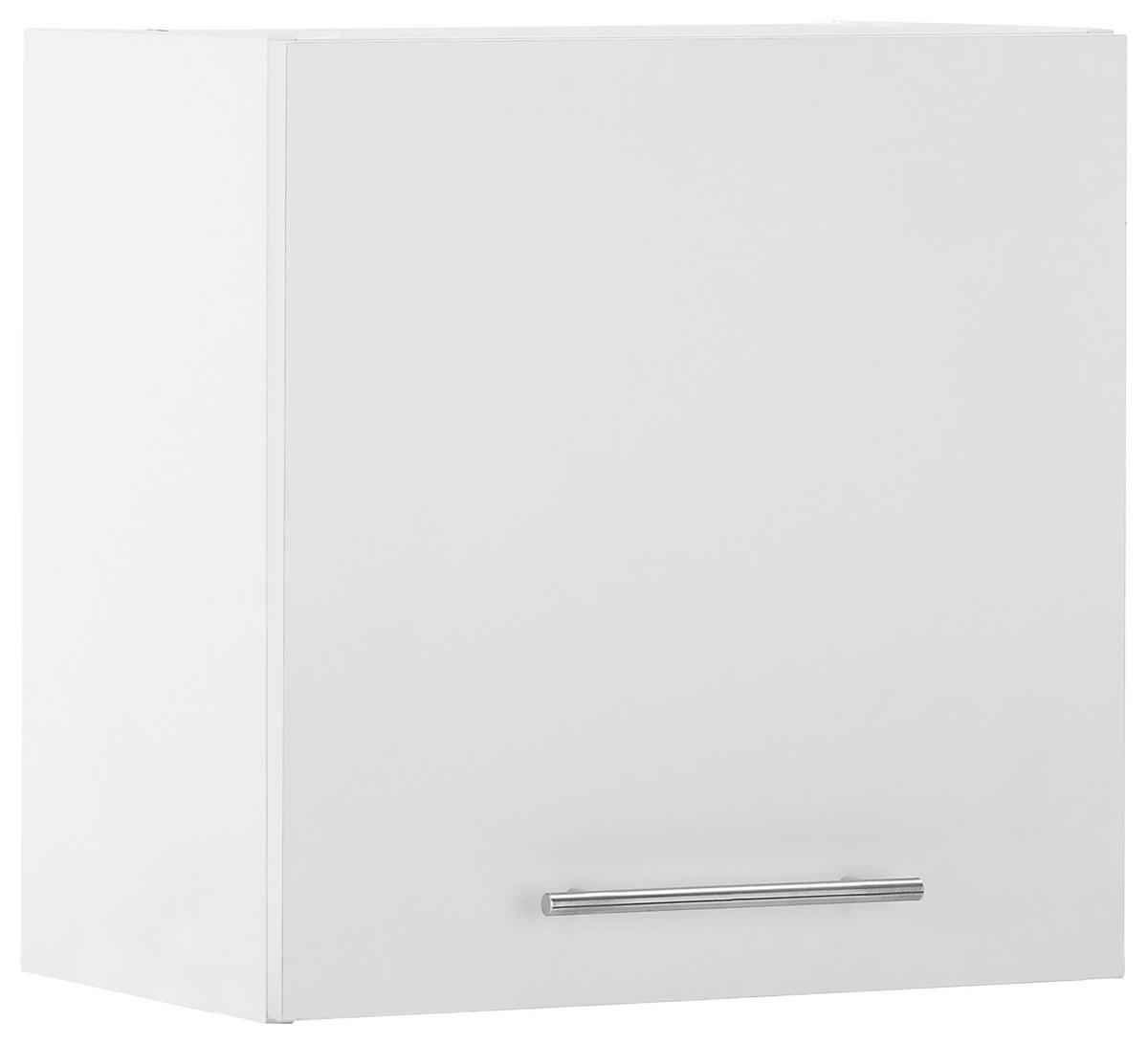 AUFSATZSCHRANK 50/50/31 cm  in  - Chromfarben/Weiß, Design, Holzwerkstoff/Metall (50/50/31cm)