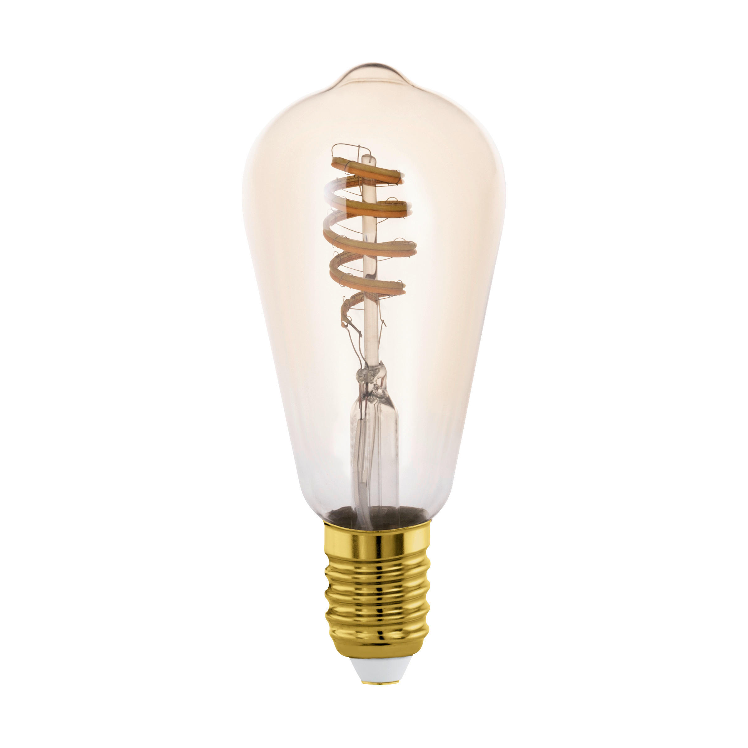 LED-LEUCHTMITTEL   E27 7 W  - Bernsteinfarben, Basics, Glas (6,4/14cm) - Eglo