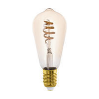 LED-LEUCHTMITTEL   E27 7 W  - Bernsteinfarben, Basics, Glas (6,4/14cm) - Eglo