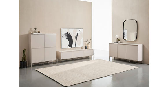 HIGHBOARD  in 100/122/35 cm  - Kaschmir, Design, Holzwerkstoff/Metall (100/122/35cm) - Hom`in